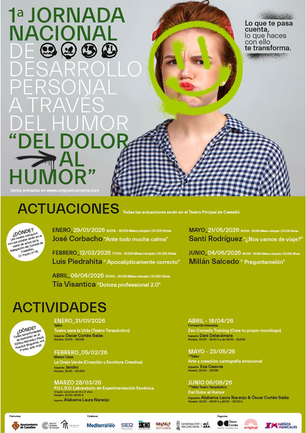 Cartel Ciclo Nacional de Desarrollo Personal a través del Humor​ 